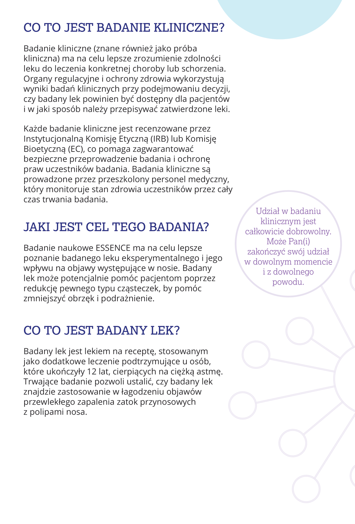 Informacja dla Pacjentów - ESSENCE str.2